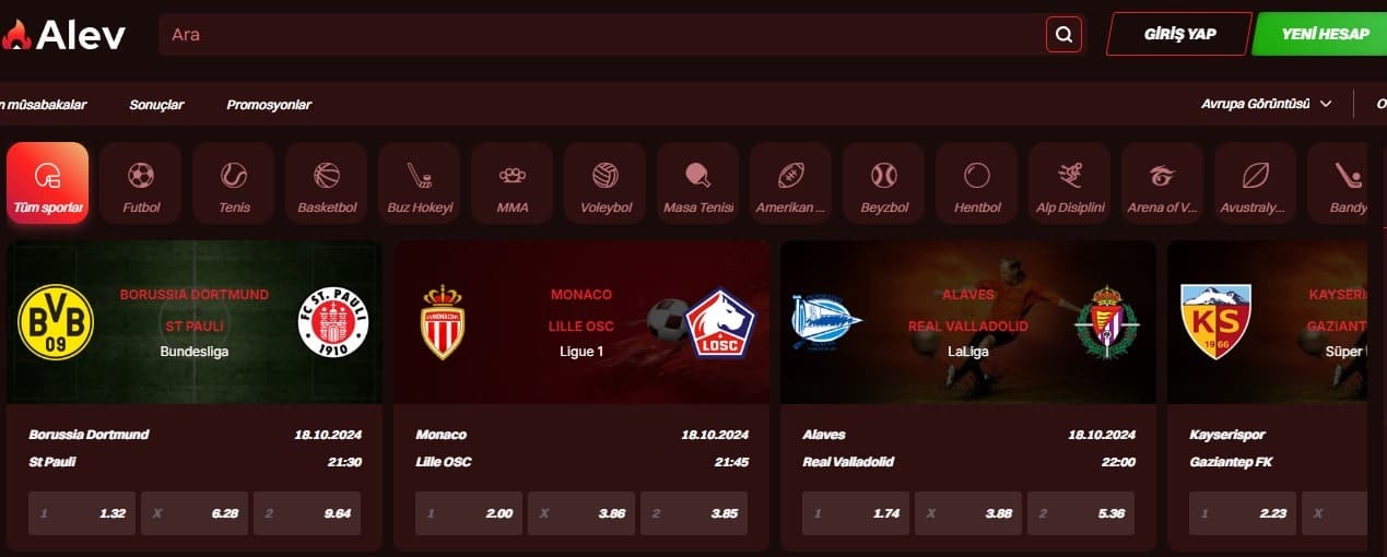 Alev Casino oyna