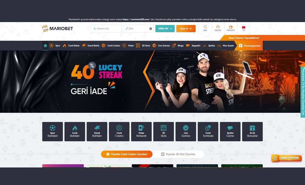 Mariobet oyna